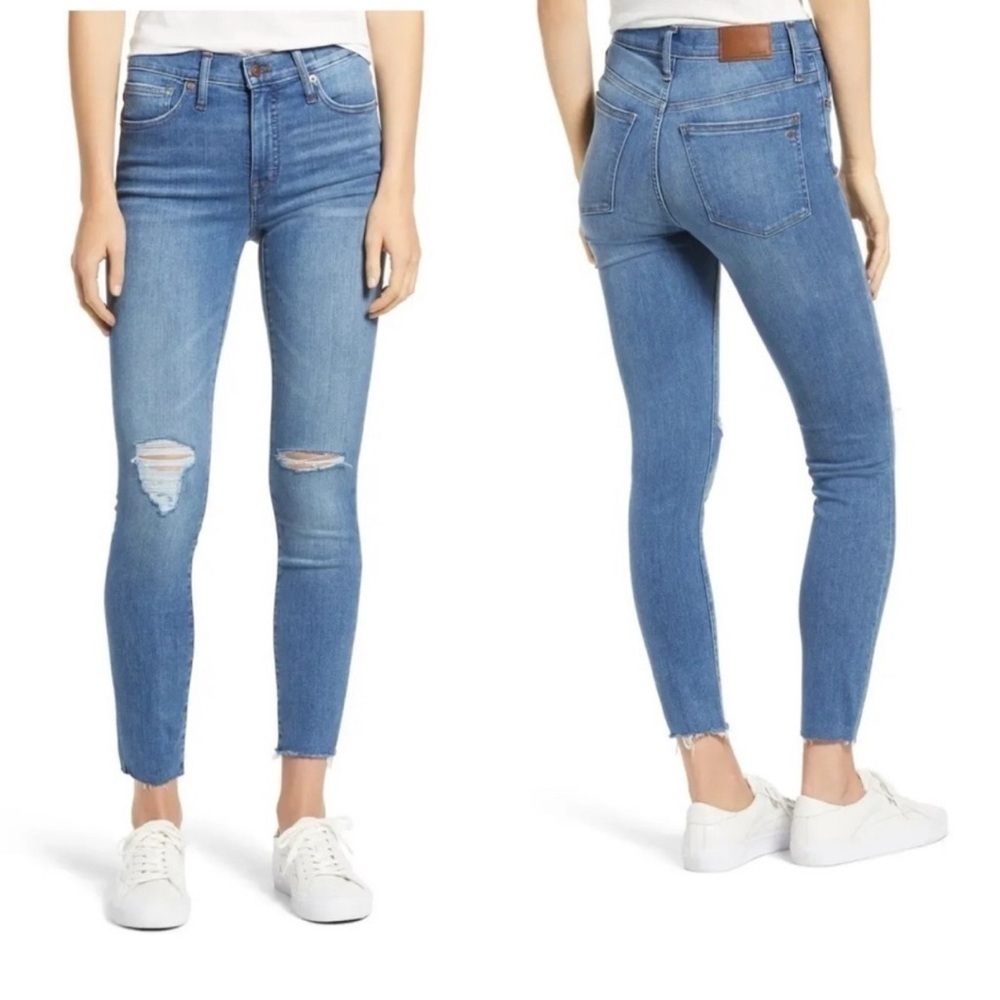 Madewell Ripped Knee Skinny Jeans size 27